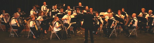 Accordion Pops Orchestra under the direction of Danny Desiderio.