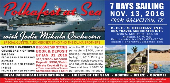 Polka Fest at Sea with Alex Meixner