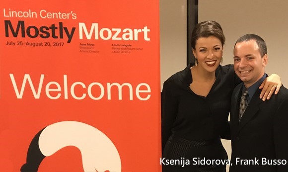 Ksenija Sidorova and Frank Busso Jnr