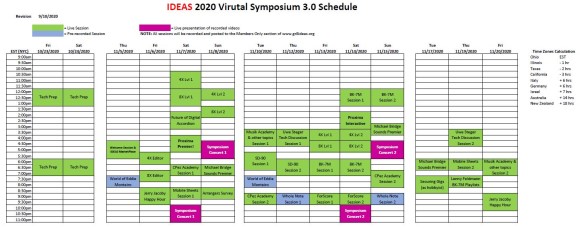 symposium schedule