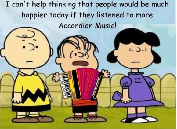 Charlie Brown accordion