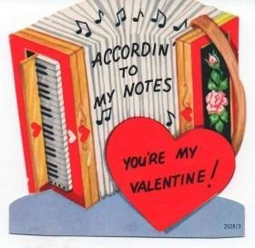 Accordion valentine