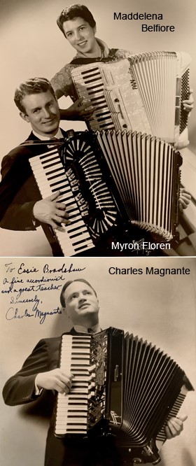 Maddelena Belfiore, Myron Floren, Charles Magnante