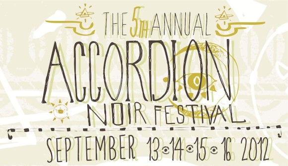 5th Annual Accordion Noir Festival Logo