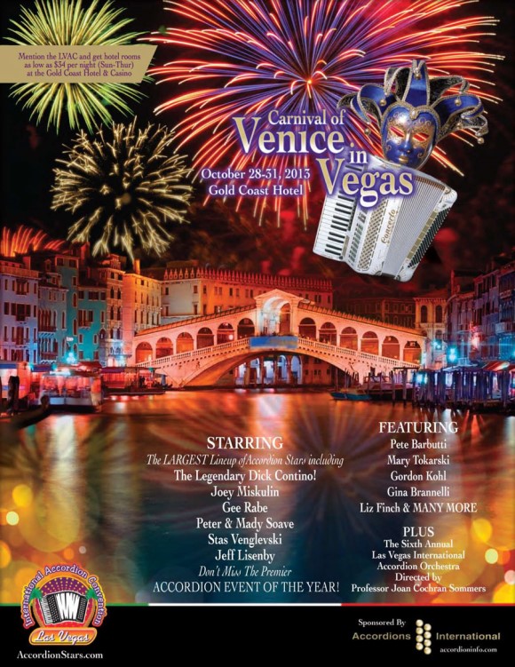 Las Vegas Accordion Convention Poster 2013