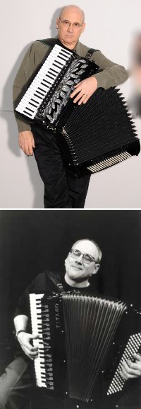 Guy Klusevsek with accordion
