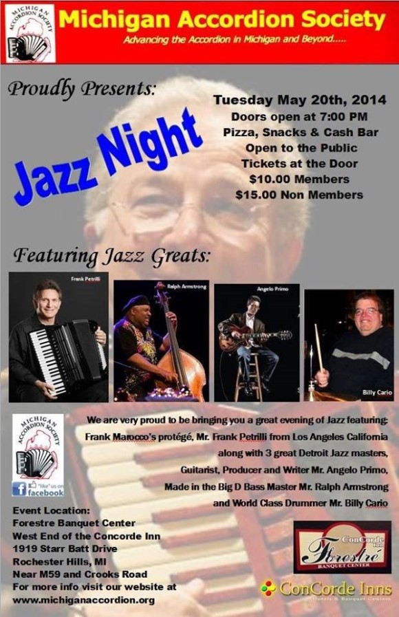 Michigan Accordion Society Jazz Night