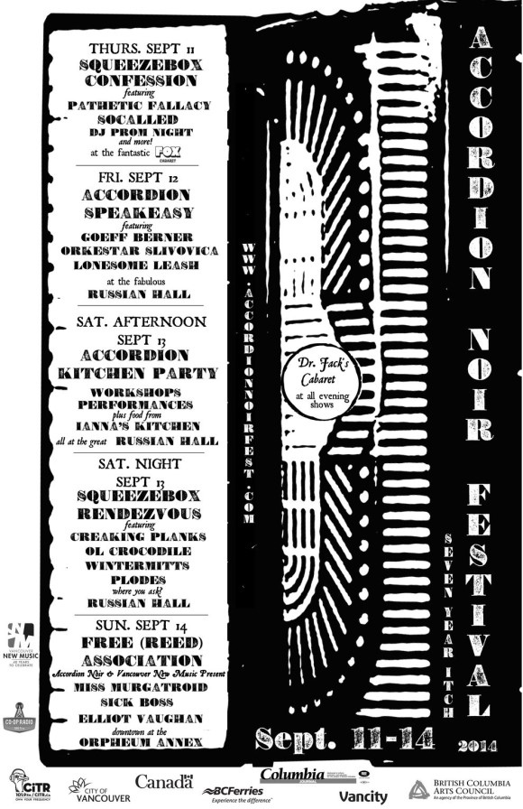 Accordion Noir Festival Poster