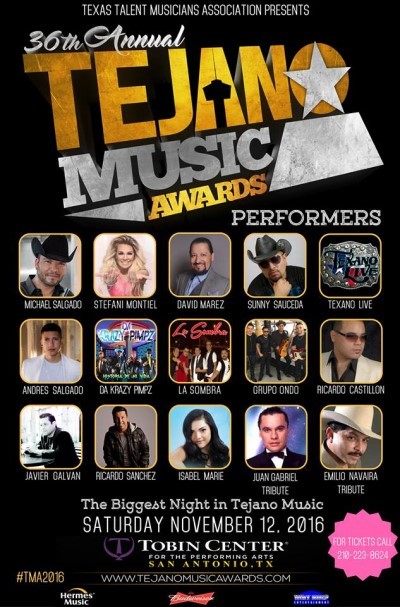 36th Annual Tejano Music Awards poster