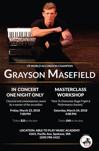 Grayson Masefield poster concert