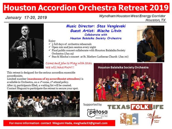 Houston Accordion Orchestra Retreat