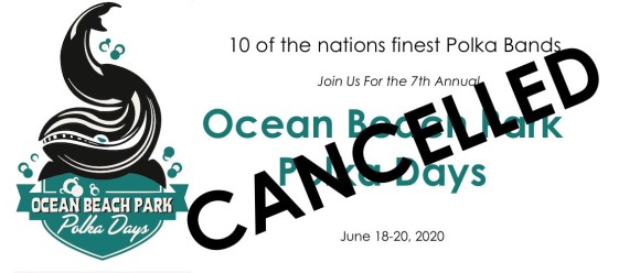Ocean Beach Polka Poster