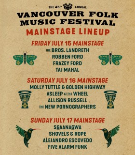 Vancouver Folk Festival Poster