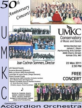UMKC Accordion Orchestra 50th Anniversary